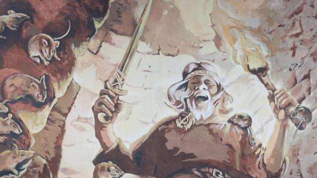 Kruszwica – Mural z Popielem