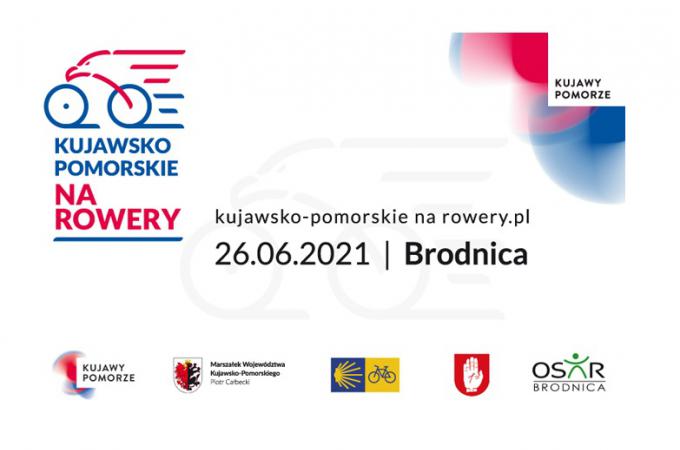 KUJAWSKO POMORSKIE NA ROWERY, BRODNICA 26.06.2021 r.